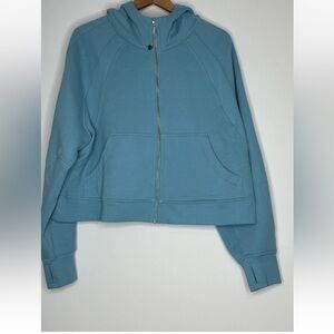 Lululemon Scuba Oversized Full-Zip Hoodie Washed Blue Size: XL/XXL WBLE New
